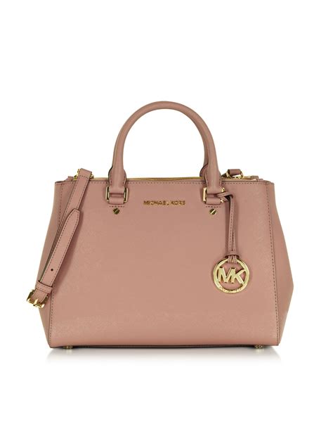 michael kors sutton medium satchel pink|Michael Kors Sutton Leather Medium Satchel .